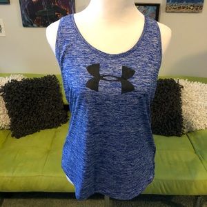 Blue & Purple Under Armour Tank Tops Size Medium